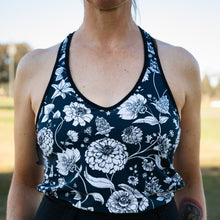 Load image into Gallery viewer, Lynt Razor Back Tank in Unfinished Flowers