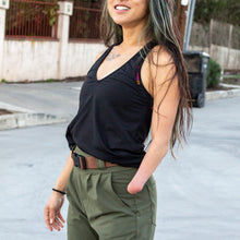 Load image into Gallery viewer, Lynt Tunic Tank in Black