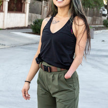 Load image into Gallery viewer, Lynt Tunic Tank in Black