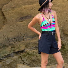 Load image into Gallery viewer, Lynt Basic Bodysuit in Serape Stripe