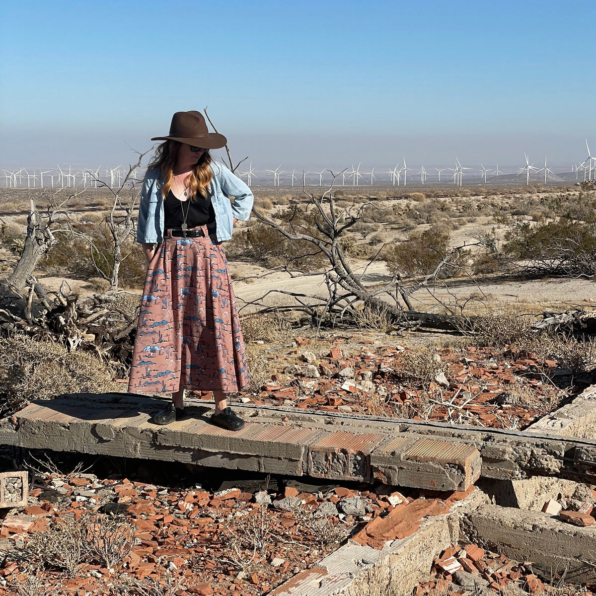 Lynt Pocket Maxi Skirt in Desert Dweller