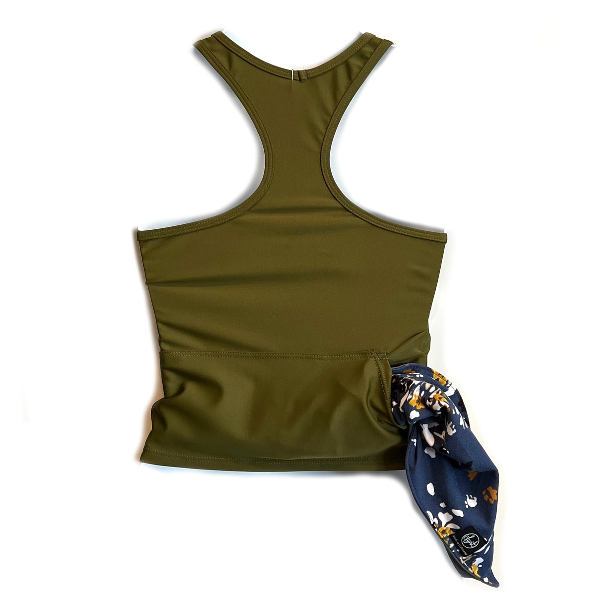 Pocket Tank in Olive Green 