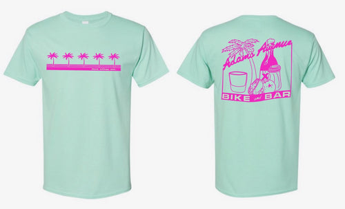 Adams Ave Bikes Vintage Bikes and Bar Tee in Mint