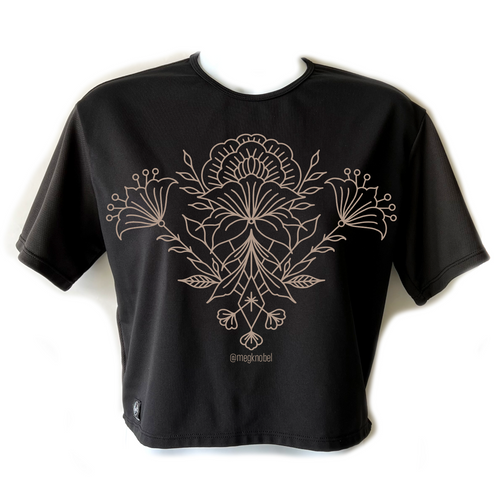 Lynt Crop Tee Collaboration with Meg from Outdoor Traditions Tattoo
