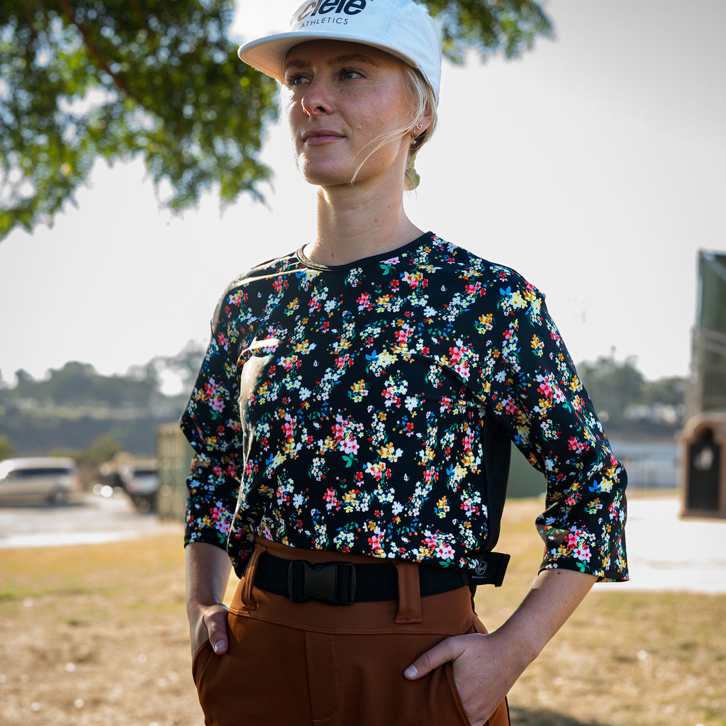 Lynt Crop Tee in Delicate Wild Flowers