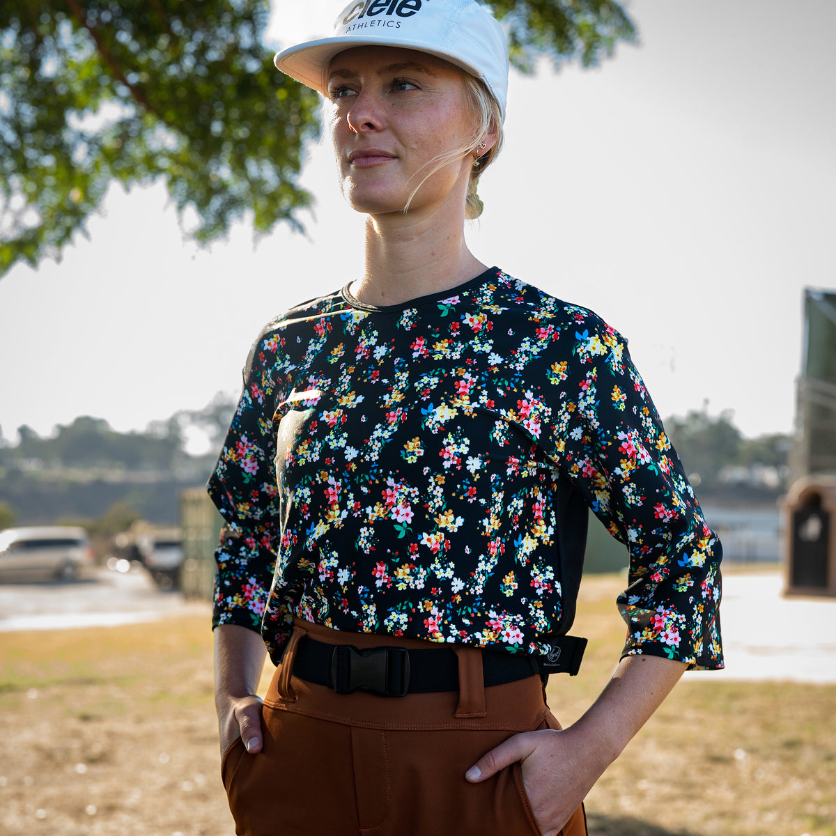 Lynt Crop Tee in Delicate Wild Flowers