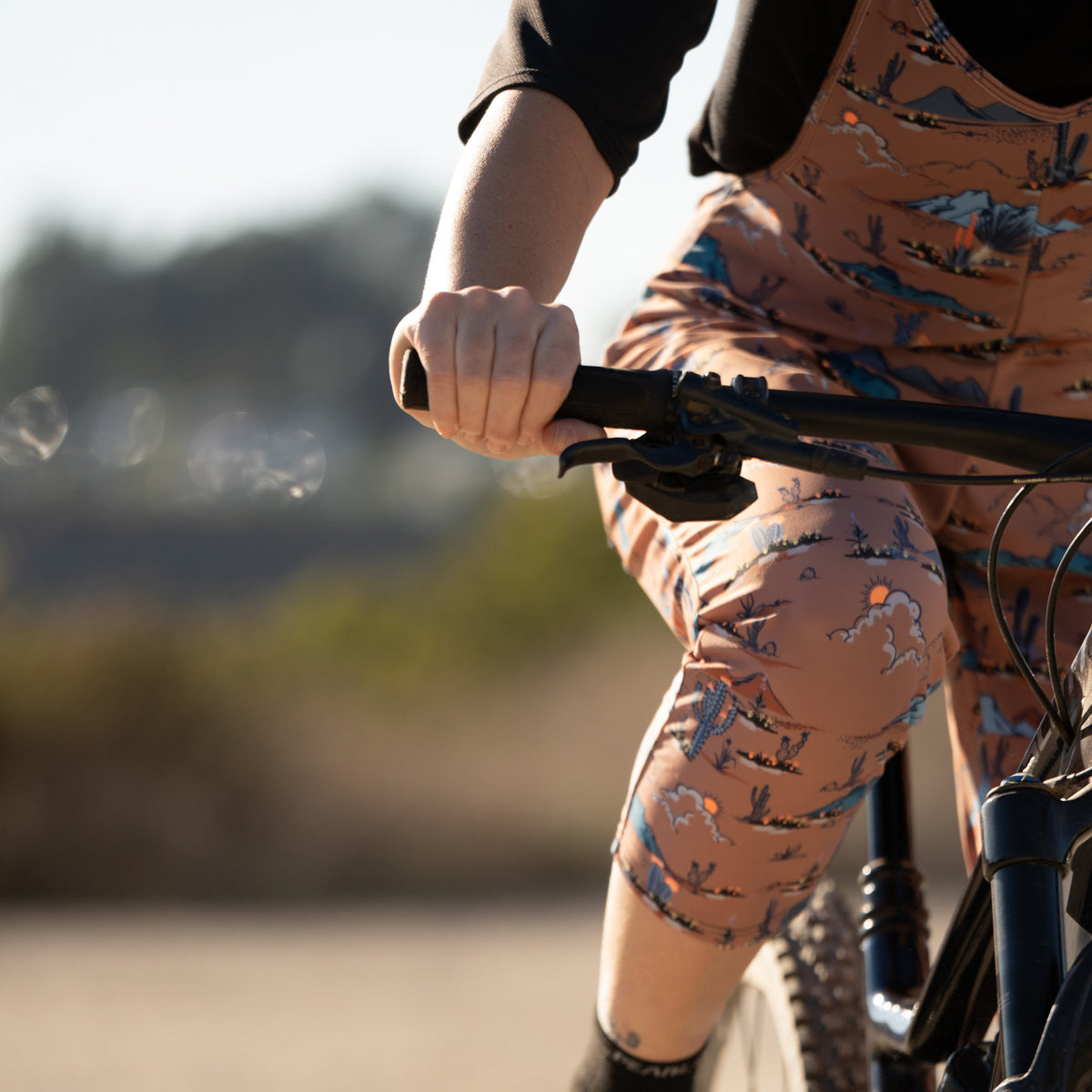 Lynt Printed Cropped Camp Coveralls in Desert Dweller