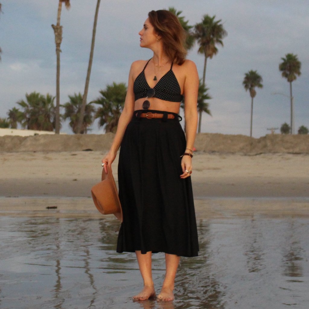 Lynt The Ultimate Maxi Skirt in Black