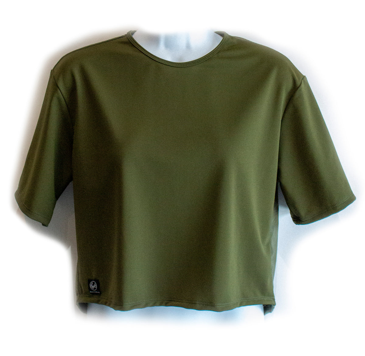 Lynt Crop Tee Olive